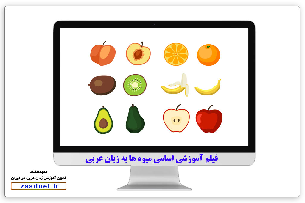 آموزش میوه ها در زبان عربی + فیلم + معهدالضاد